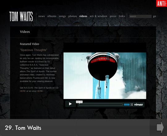 29 Tom Waits
